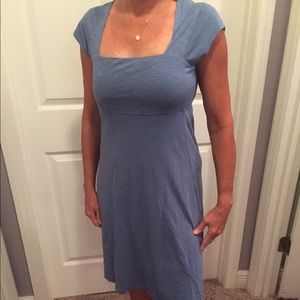Horny Toad Square neck blue dress
